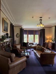 Posezení v ubytování Dalrachney Lodge + 32 fotografií