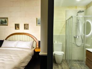 Koupelna v ubytování Il Bekka Suites