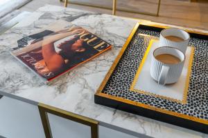 Príslušenstvo na prípravu kávy alebo čaju v ubytovaní MR P. Boutique Residence