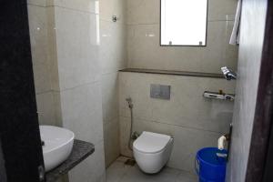 Koupelna v ubytování Hotel Morvi Nandan