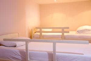 Top view hostelにあるベッド