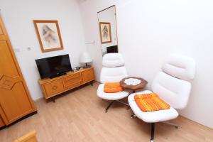 TV a/nebo společenská místnost v ubytování Apartments Goga