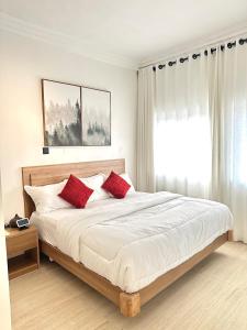 Postel nebo postele na pokoji v ubytování Cozy Cove Residence