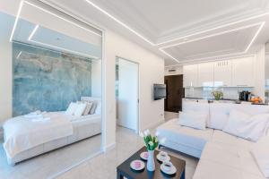 Katil atau katil-katil dalam bilik di Apartament z Widokiem na Morze 319 by Perłowa Przystań Rent +39 gambar