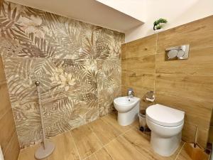 Koupelna v ubytování Case Triscele - B&B