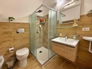 Koupelna v ubytování Case Triscele - B&B