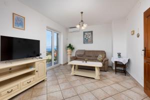 TV a/nebo společenská místnost v ubytování Apartments Barjaktarić