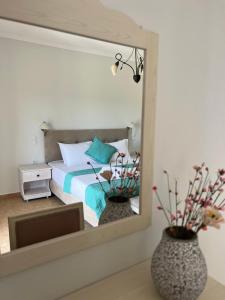Postel nebo postele na pokoji v ubytování St Nicholas Tsilivi Apts by "elite"
