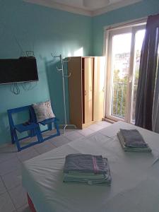 TV a/nebo společenská místnost v ubytování Apartment Lea