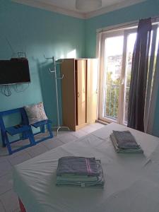 Postel nebo postele na pokoji v ubytování Apartment Lea