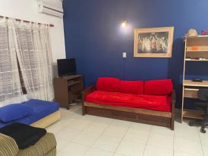 Et opholdsområde på Casa Alvarez