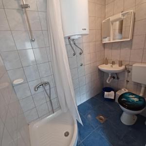 Koupelna v ubytování Apartment Lea