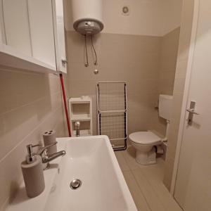 Koupelna v ubytování Apartment Lea