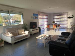 Χώρος καθιστικού στο Villa familiale Bassin Arcachon