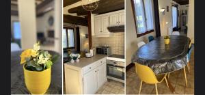 Dapur atau dapur kecil di Domaine Jeanne de Laval