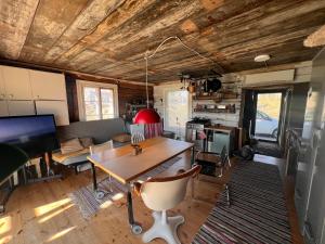 Kuchyň nebo kuchyňský kout v ubytování Woodslope Camping
