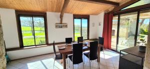 Posezení v ubytování Gîte Nature Le Tuquet