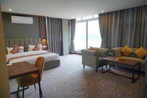 Destination Hotel Gilgit客房内的一张或多张床位