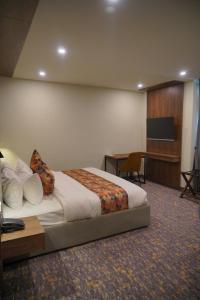 Destination Hotel Gilgit客房内的一张或多张床位