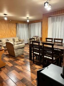 Un lugar para sentarse en Cabaña Sierra Nevada