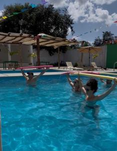 Bazén v ubytování Hostel Treebu nebo v jeho okolí