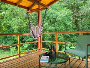 Balkón nebo terasa v ubytování Thoas Lodge
