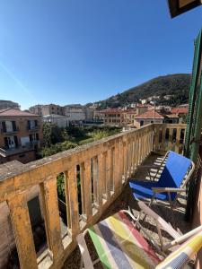 En balkon eller terrasse på Appartamento Orfeo