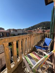 En balkon eller terrasse på Appartamento Orfeo