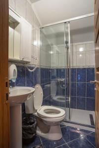 Koupelna v ubytování Hotel Pavlović