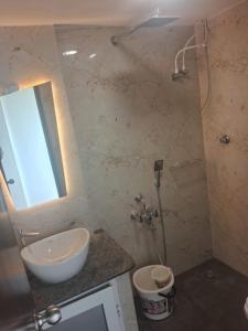 Koupelna v ubytování Hotel chela