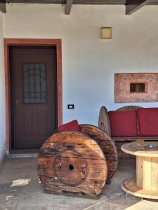 Posezení v ubytování Casa Mattia - B&B in Legno & Paglia