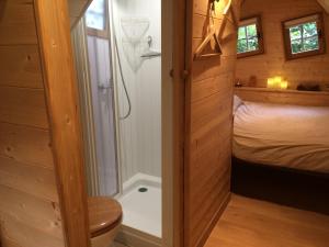 Koupelna v ubytování Cabane insolite entre Albi et Cordes-sur-ciel