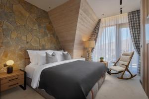 Wulfenia Hotel & Spa客房内的一张或多张床位