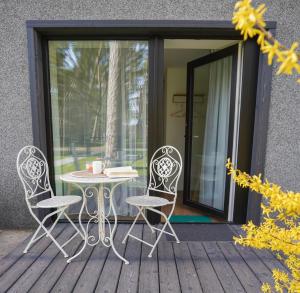 Patio nebo venkovní prostory v ubytování Kulautuva Park Apartments + 37 fotografií