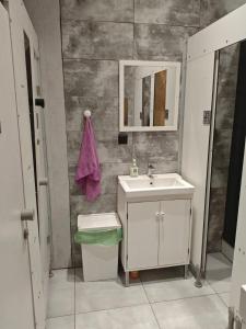 Kúpeľňa v ubytovaní Evergreen Hostel Krakow