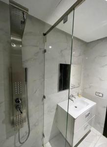 Phòng tắm tại Luxueux appartement centre ville wifi 200 Mo +14 ảnh