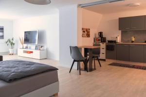 Η κουζίνα ή μικρή κουζίνα στο Bad Salzuflen Sweet Appartement