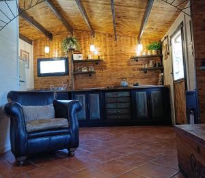 Posezení v ubytování Hill top hide away