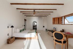 Posezení v ubytování NEST Baja