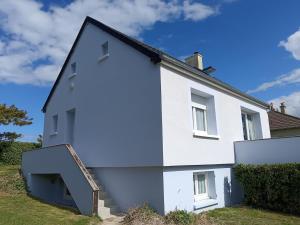 Bygningen som feriehuset ligger i