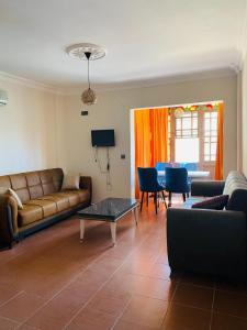 Χώρος καθιστικού στο Lykia Way 2 bedroom apartment Oludeniz Pool