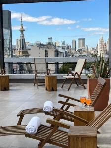 Balkoni atau teres di Uno Buenos Aires Suites