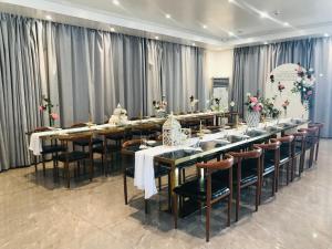 Tauese Seaview Hotel餐厅或其他用餐的地方