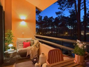 Χώρος καθιστικού στο Greenview Golf Apartment