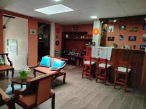 Posezení v ubytování D' luxe
