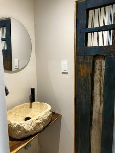 Koupelna v ubytování HOM Hostel Boutique