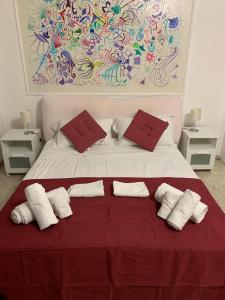 Posteľ alebo postele v izbe v ubytovaní 4 Season B&B Roma