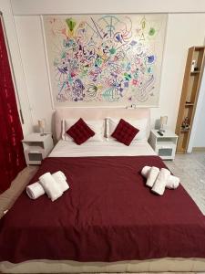 Posteľ alebo postele v izbe v ubytovaní 4 Season B&B Roma