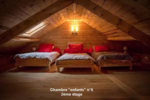 Postelja oz. postelje v sobi nastanitve Grand gîte de groupe
