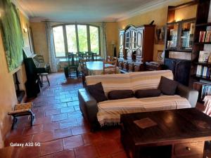 Posezení v ubytování Grand gîte de groupe